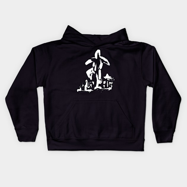 Bigfoot Kids Hoodie by Dave Stoltenberg